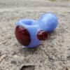 Blue with Red Blizzard End Pipe