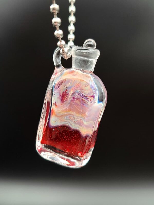 Multicolor Flask Potion Pendant