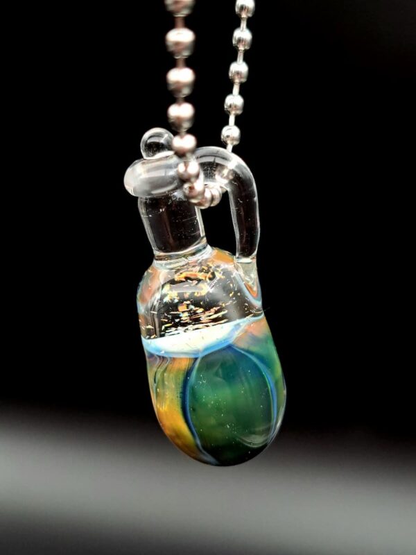 Multicolor & Dichroic Glitter Potion Pendant