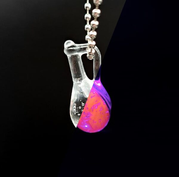 Orange UV Potion Pendant